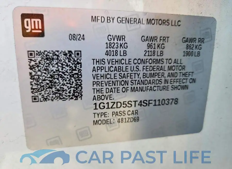1G1ZD5ST4SF110378# 12