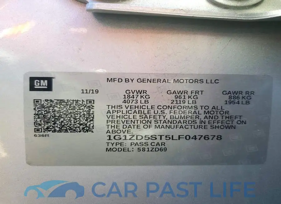 1G1ZD5ST5LF047678# 12
