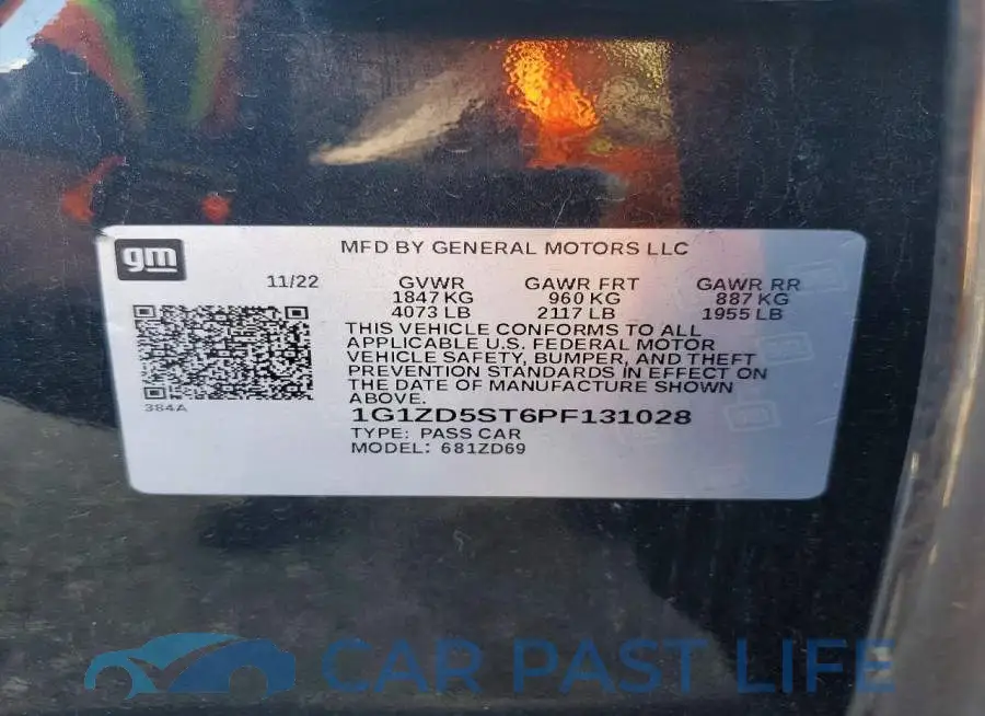 1G1ZD5ST6PF131028# 13