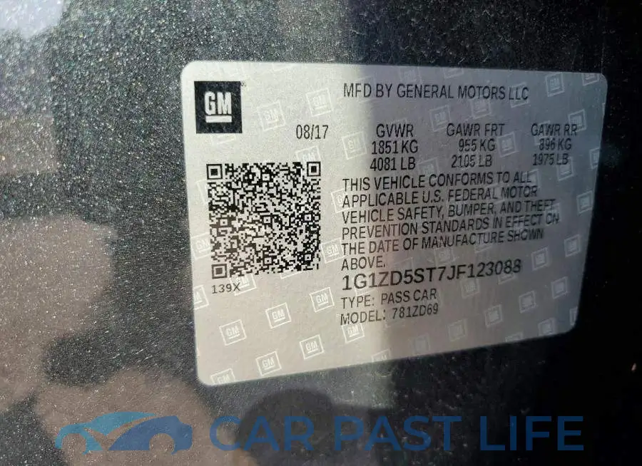 1G1ZD5ST7JF123088# 13