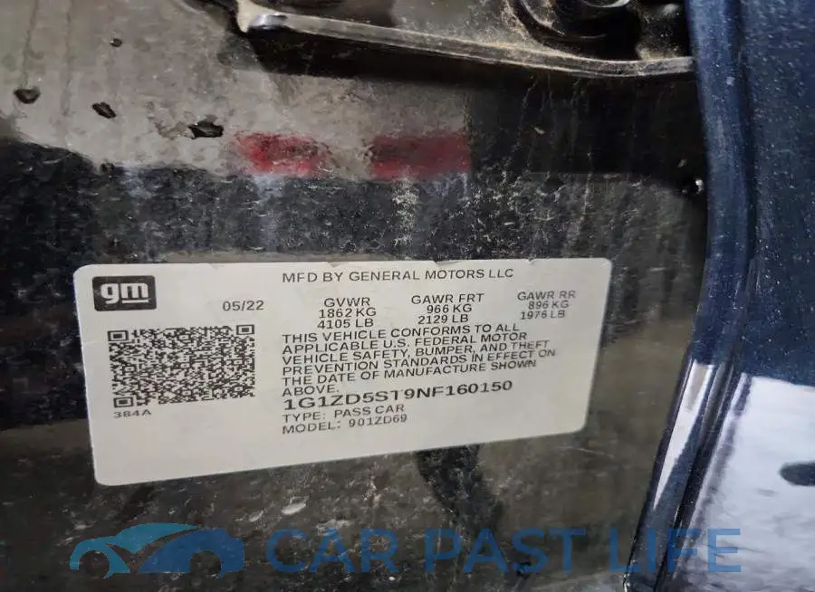 1G1ZD5ST9NF160150# 13