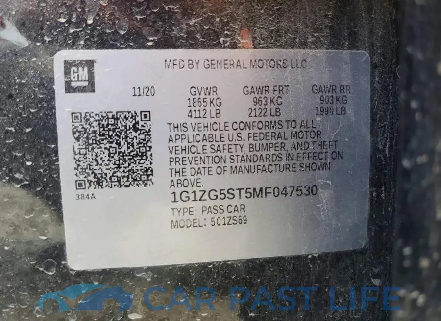 1G1ZG5ST5MF047530# 14