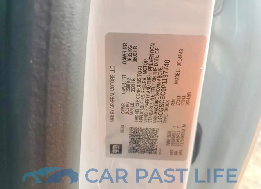 1GCGSCEC0P1197740# 12