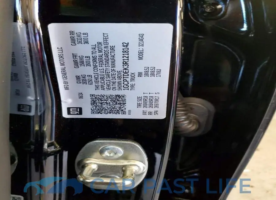 1GCPTDEK3R1218142# 12