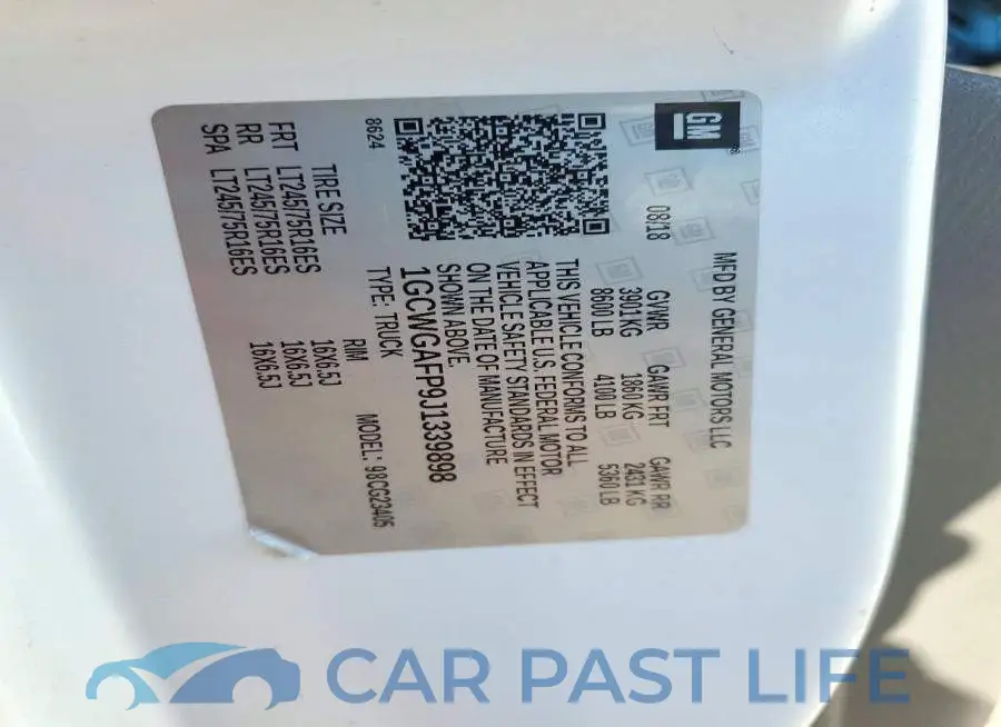1GCWGAFP9J1339898# 13