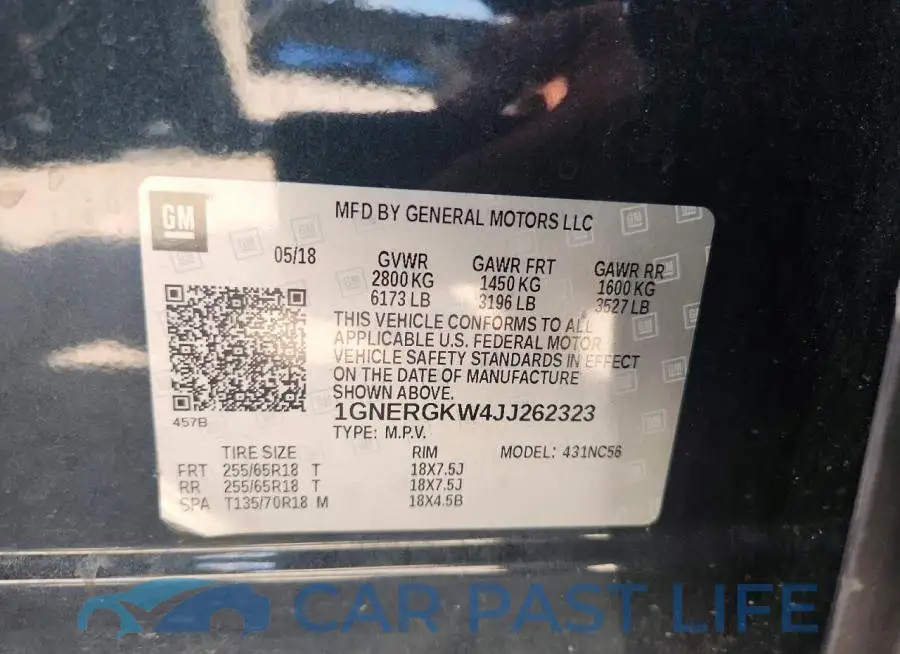 1GNERGKW4JJ262323# 13