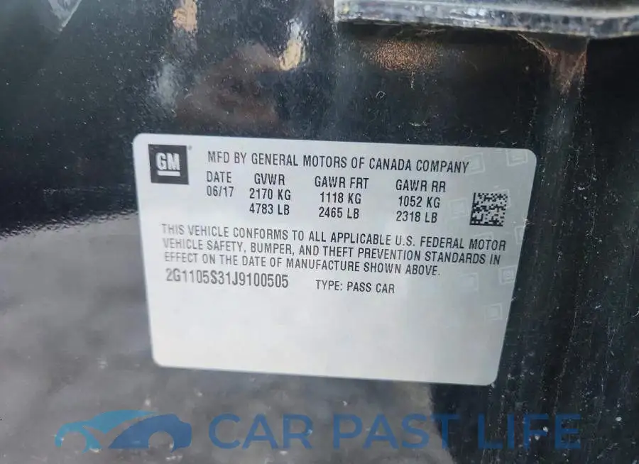 2G1105S31J9100505# 12