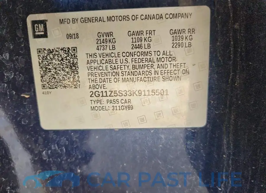 2G11Z5S33K9115501# 14