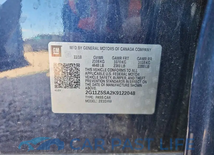 2G11Z5SA2K9122048# 13