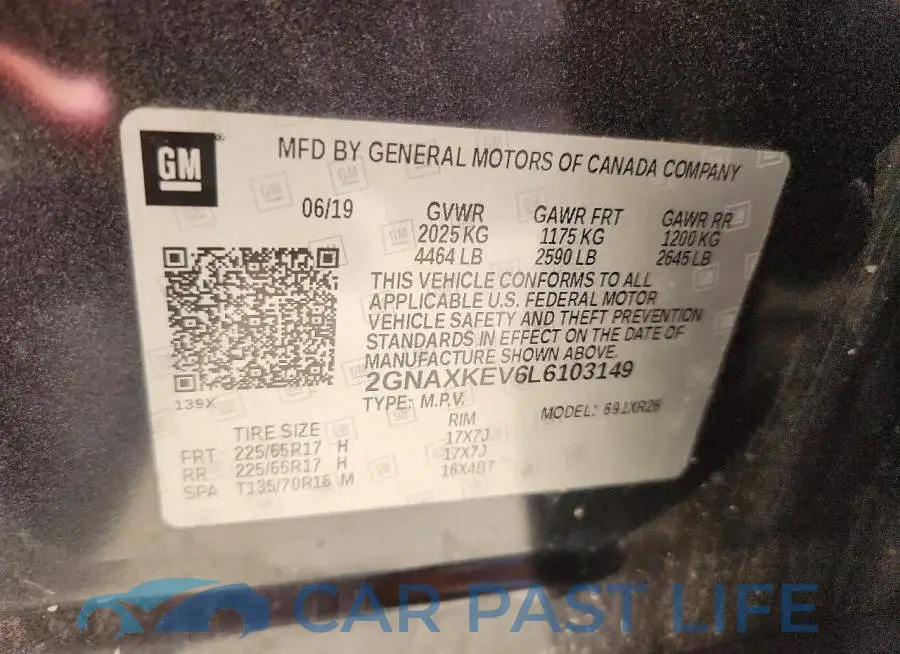 2GNAXKEV6L6103149# 13