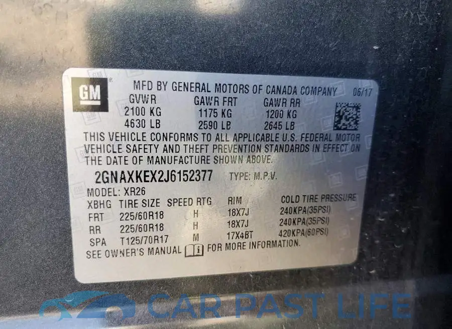 2GNAXKEX2J6152377# 13