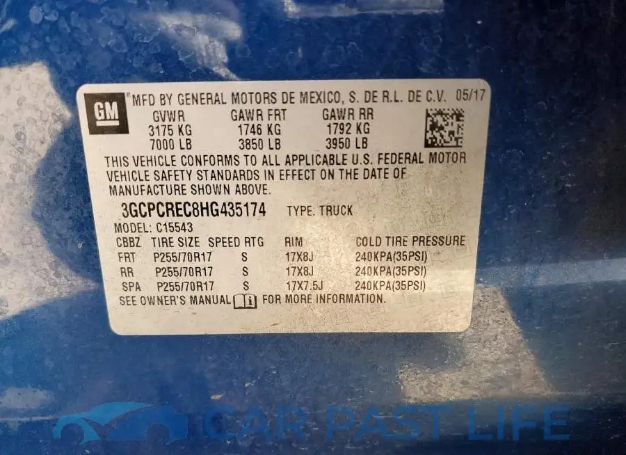 3GCPCREC8HG435174# 12