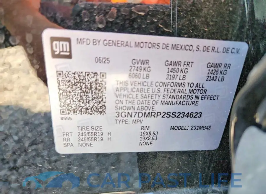3GN7DMRP2SS234623# 14