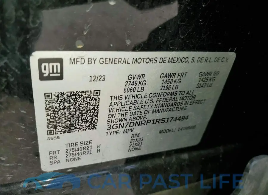 3GN7DNRP1RS174494# 13