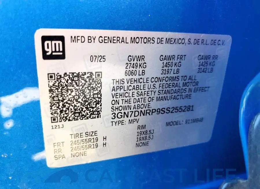 3GN7DNRP9SS255281# 13