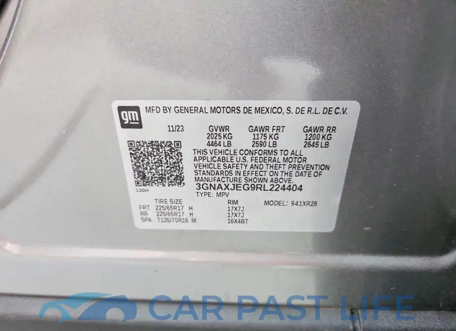 3GNAXJEG9RL224404# 13