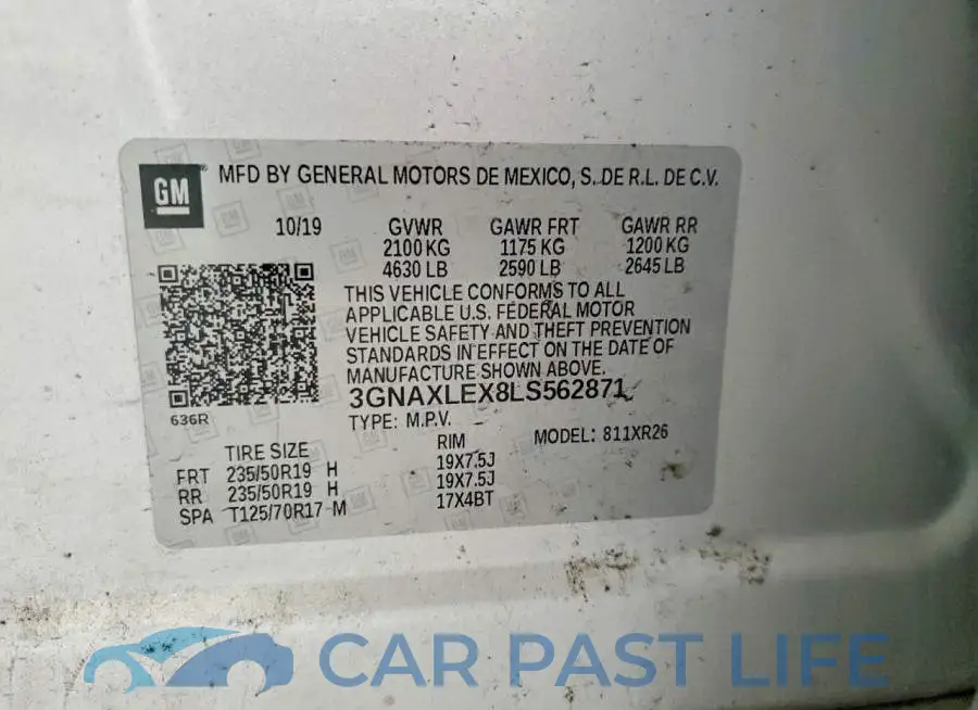 3GNAXLEX8LS562871# 14