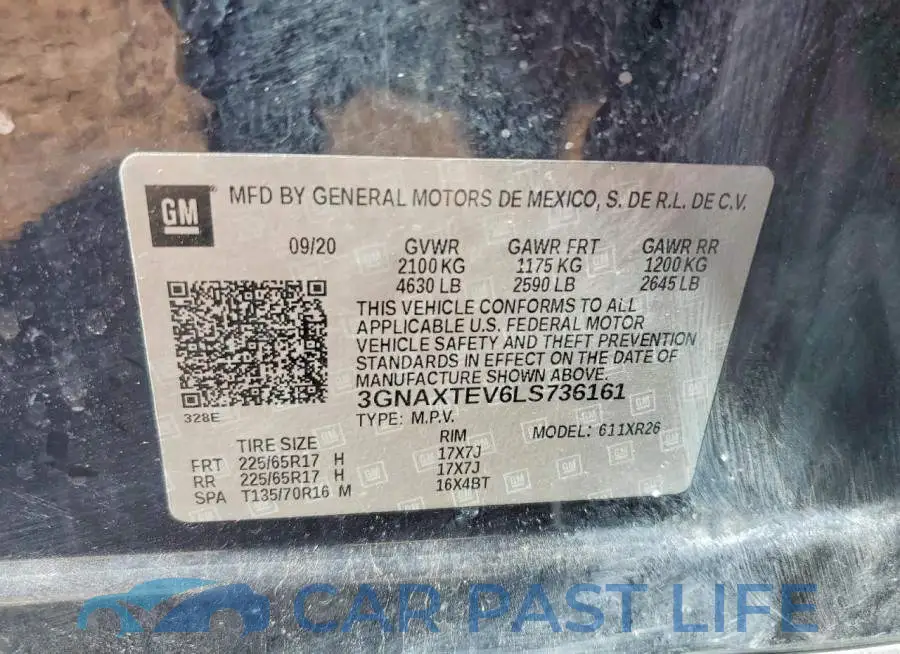 3GNAXTEV6LS736161# 13