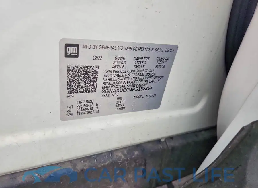 3GNAXUEG4PS152354# 13