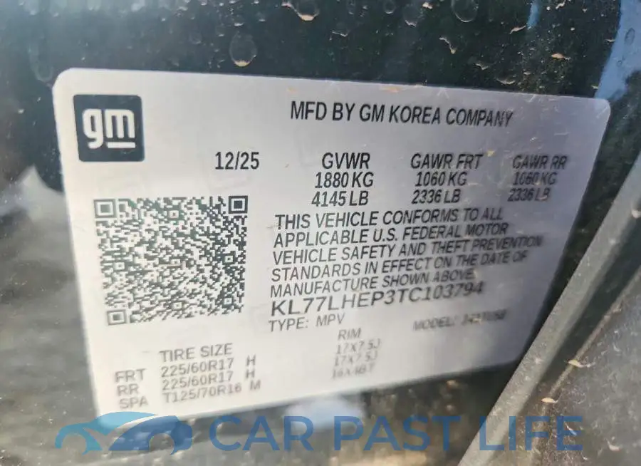 KL77LHEP3TC103794# 13