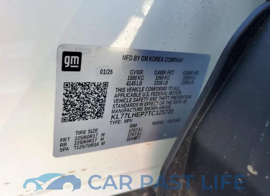 KL77LHEP7TC125720# 14