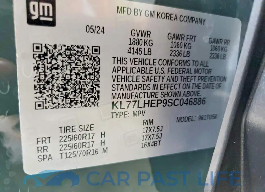 KL77LHEP9SC046886# 12