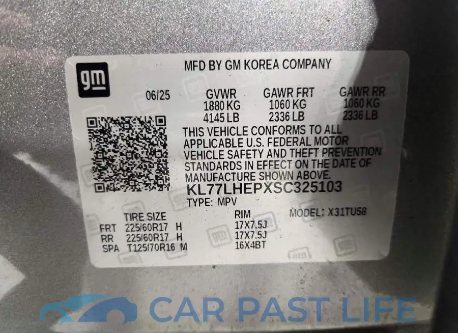 KL77LHEPXSC325103# 13