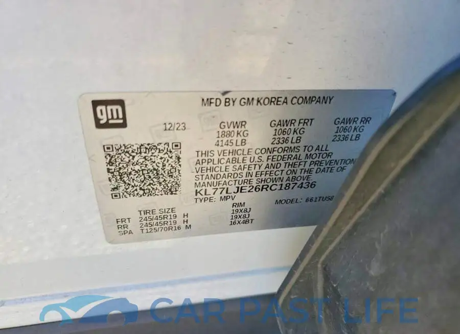 KL77LJE26RC187436# 14