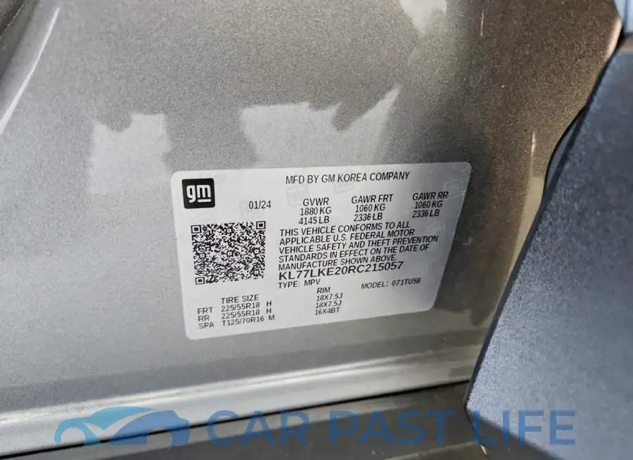 KL77LKE20RC215057# 13