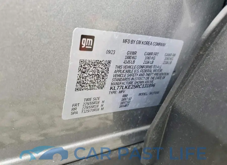 KL77LKE25RC131896# 13