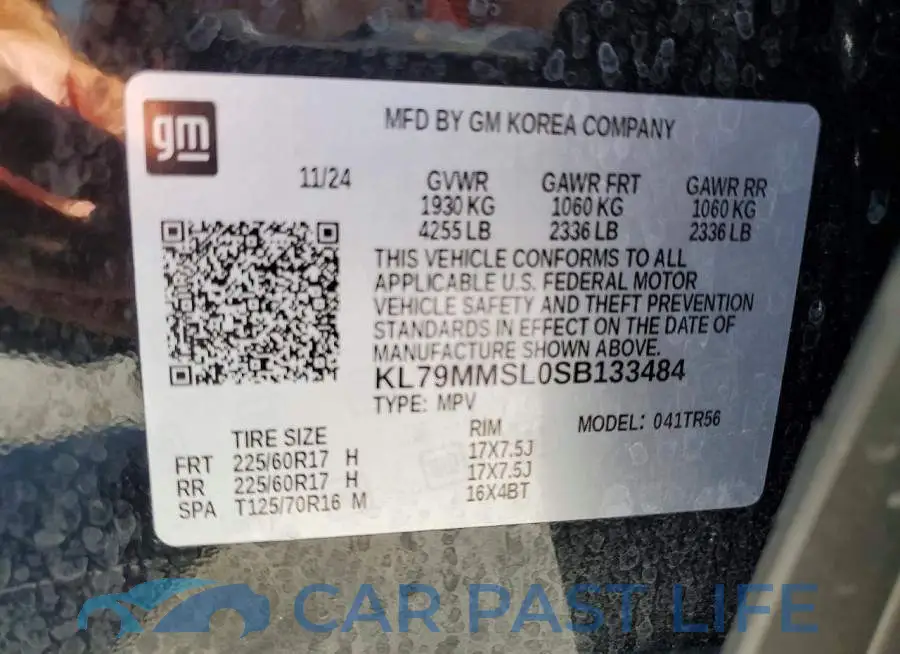 KL79MMSL0SB133484# 14
