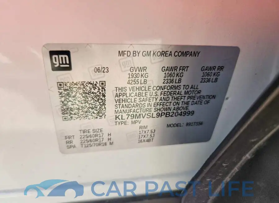 KL79MVSL9PB204999# 12