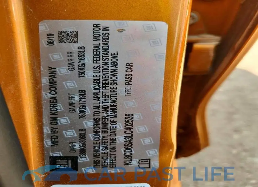 KL8CD6SA3LC402536# 12