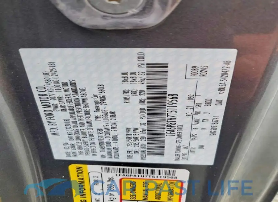 1FA6P8TH7T5119568# 12