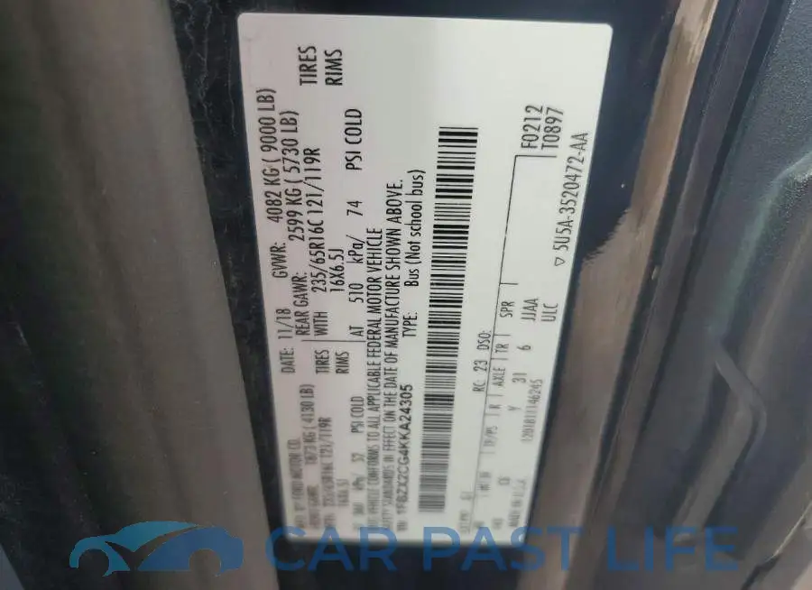 1FBZX2CG4KKA24305# 14