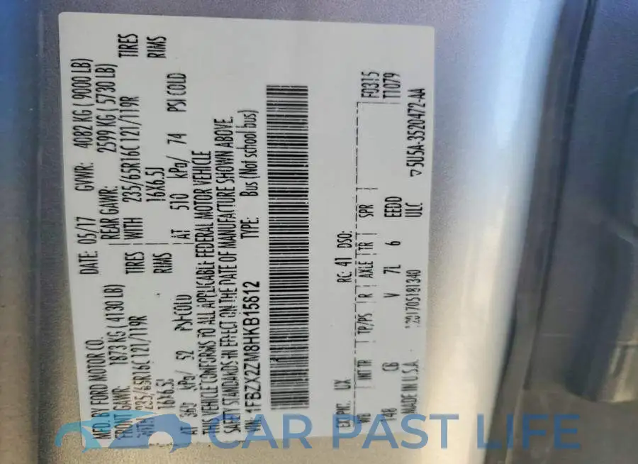 1FBZX2ZM8HKB15812# 13