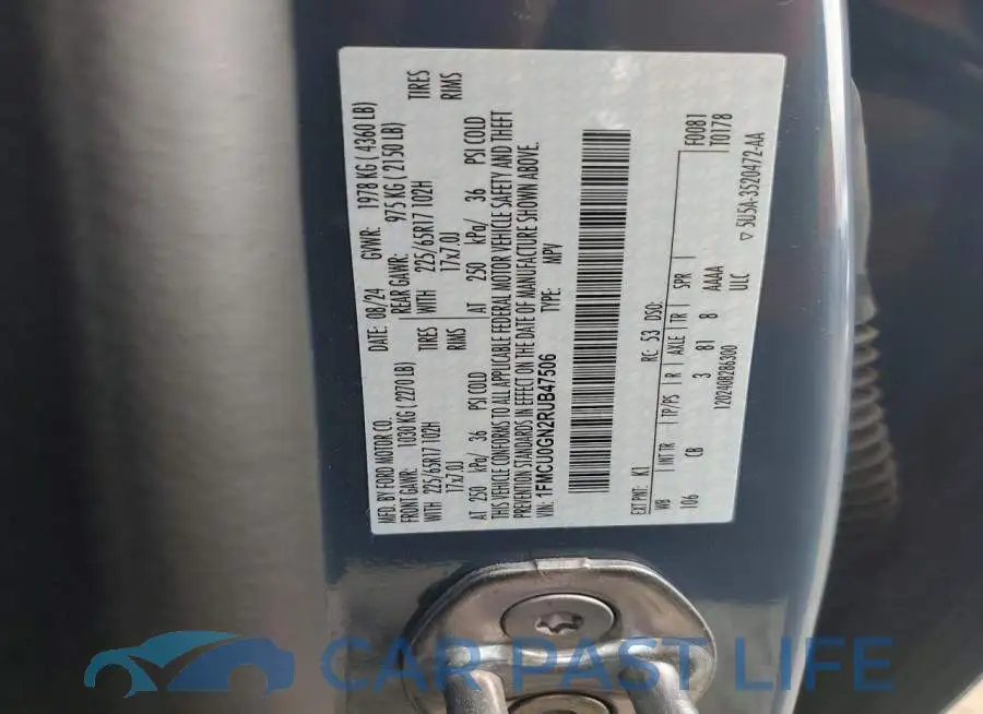 1FMCU0GN2RUB47506# 13