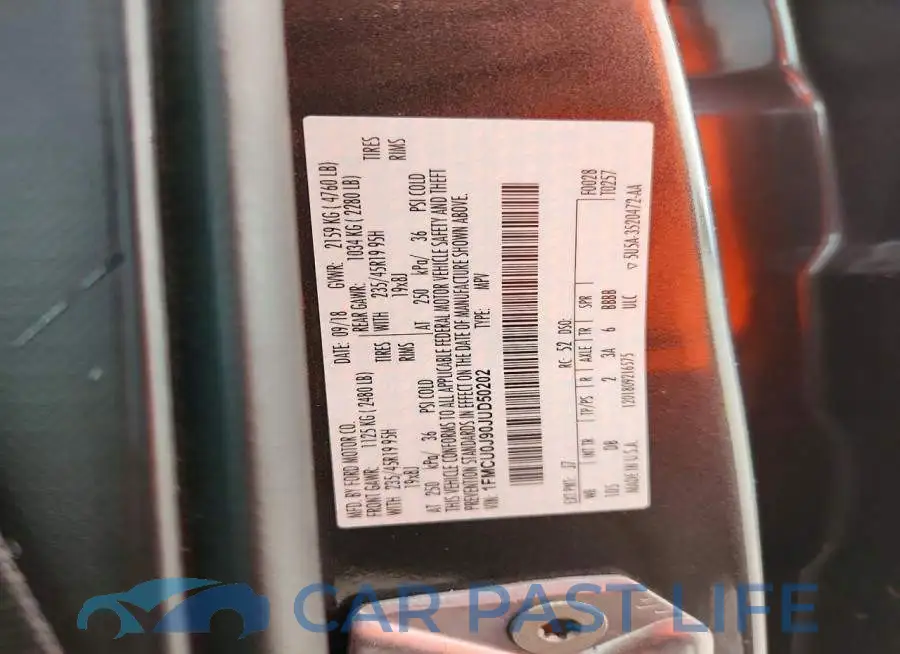 1FMCU0J90JUD50202# 12