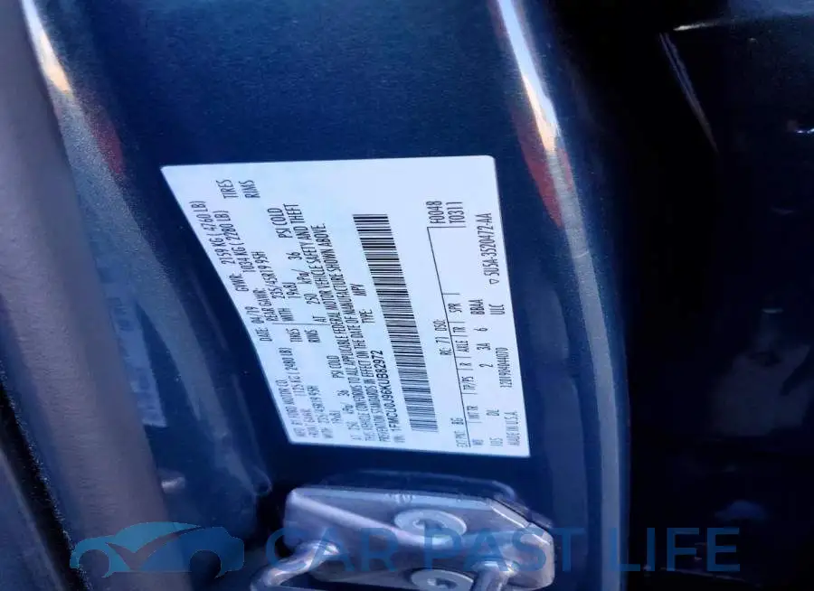1FMCU0J96KUB82972# 12