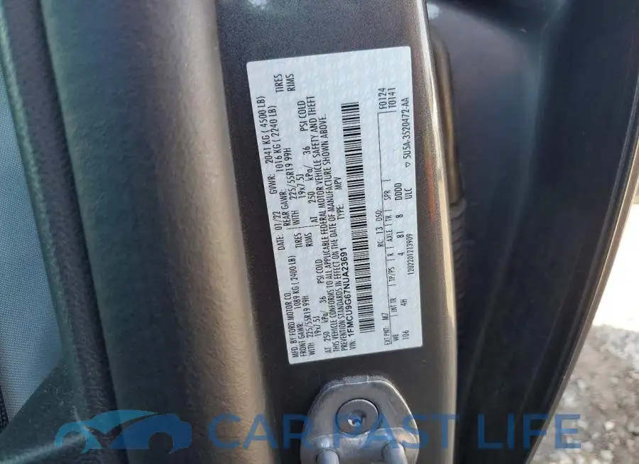 1FMCU9G67NUA23691# 14