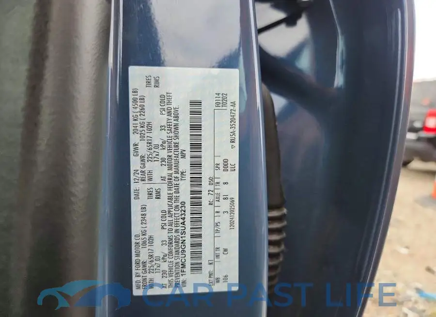 1FMCU9GN1SUA43230# 13