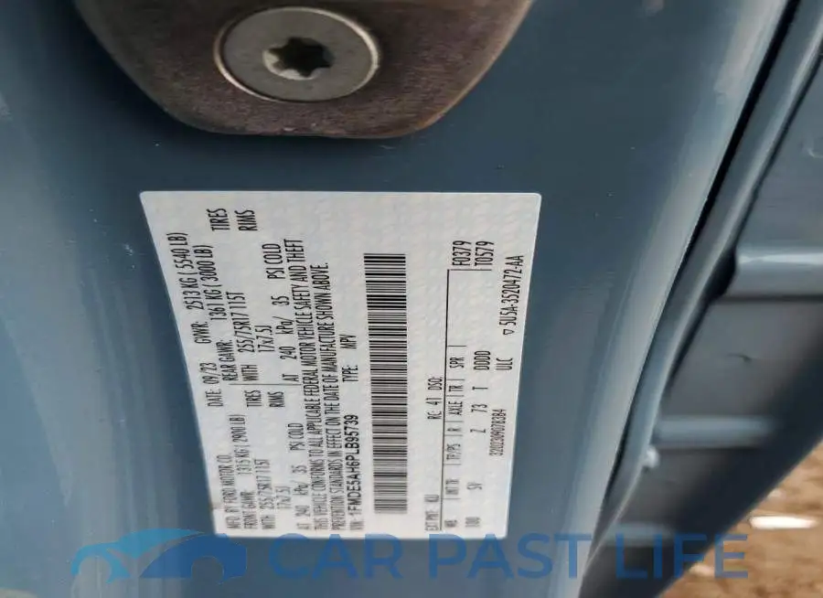 1FMDE5AH6PLB95739# 13