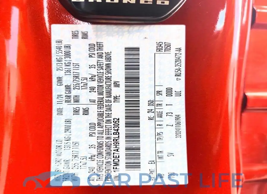 1FMDE7AH9RLB43052# 13