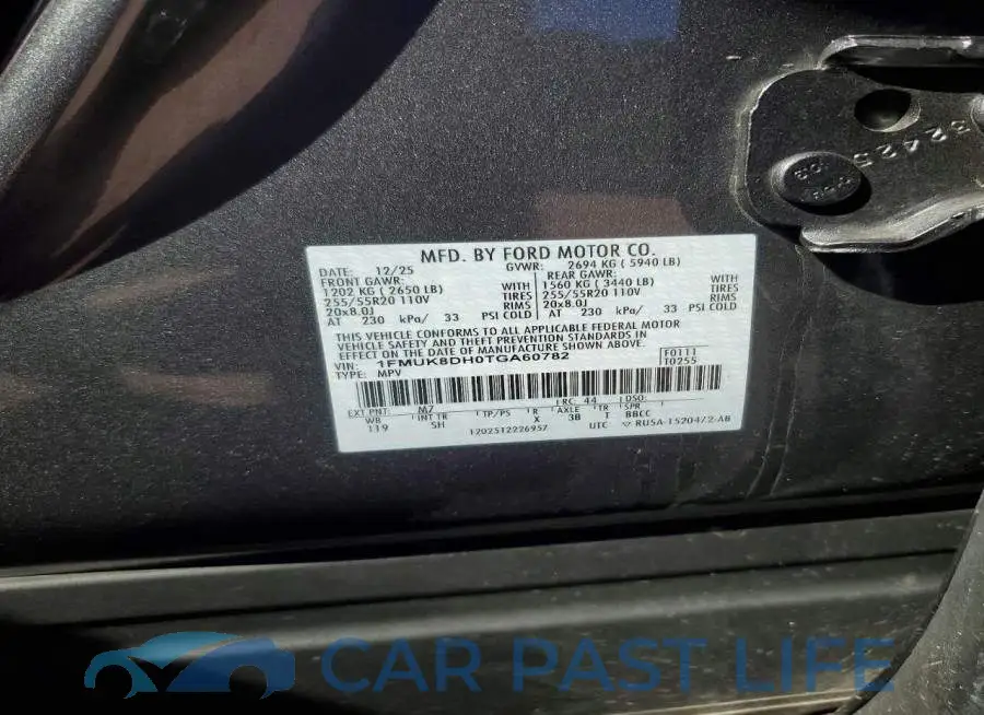 1FMUK8DH0TGA60782# 13