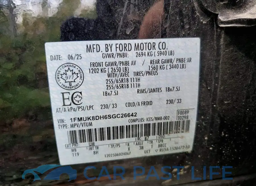 1FMUK8DH6SGC26642# 13