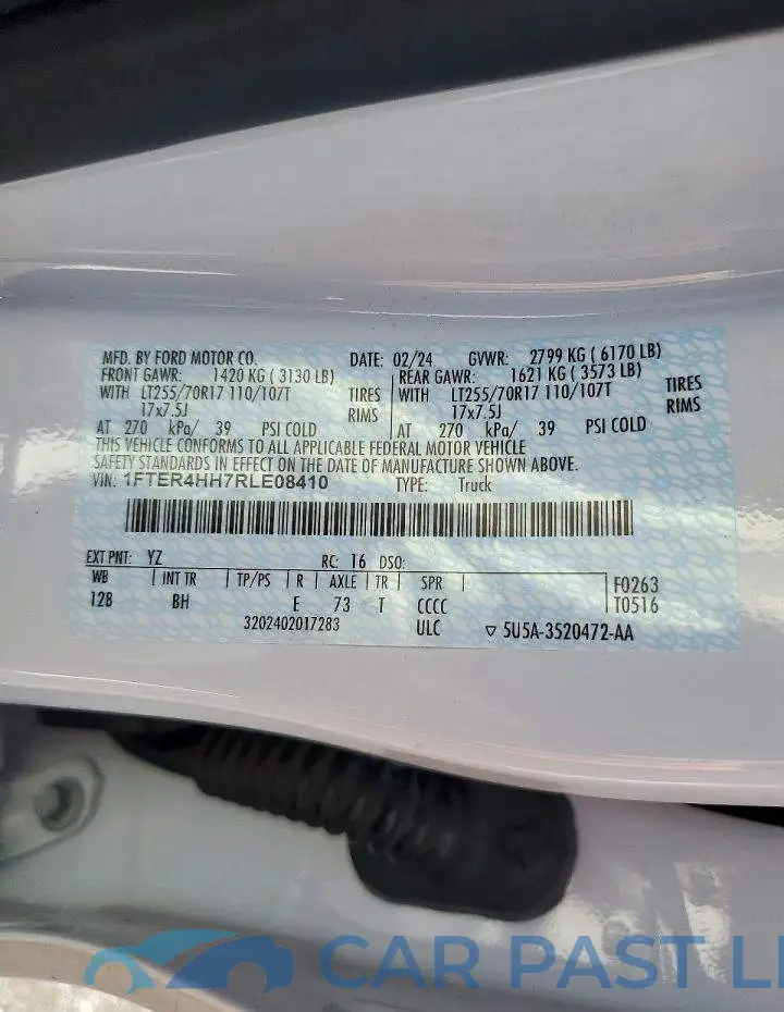 1FTER4HH7RLE08410# 12