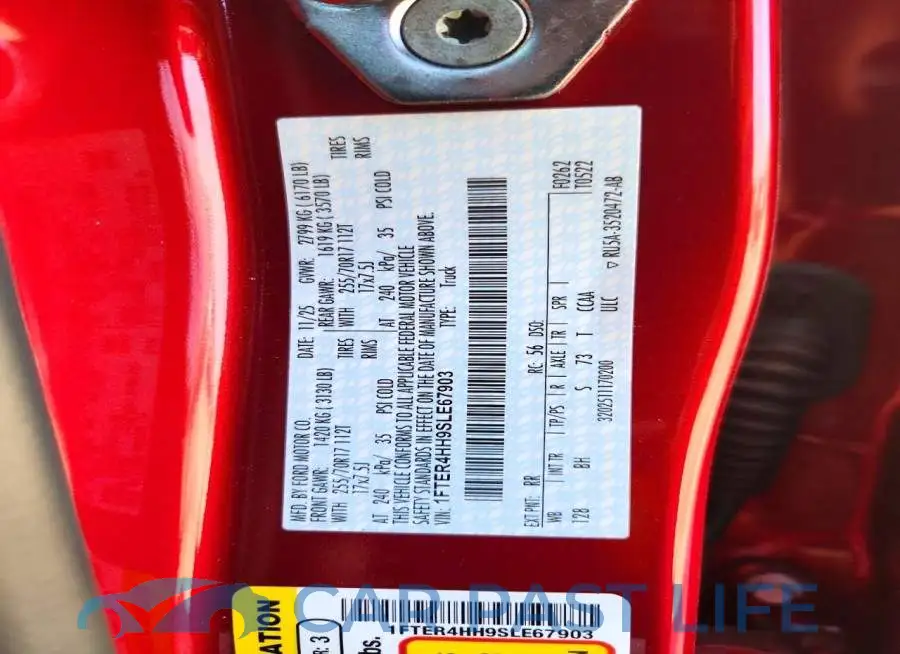 1FTER4HH9SLE67903# 12