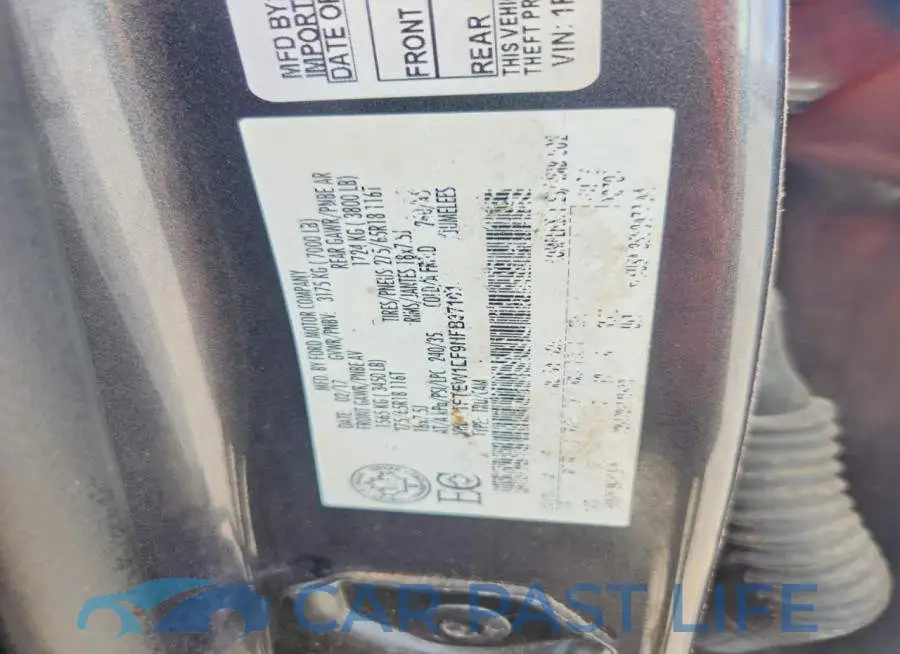1FTEW1EF9HFB37101# 12