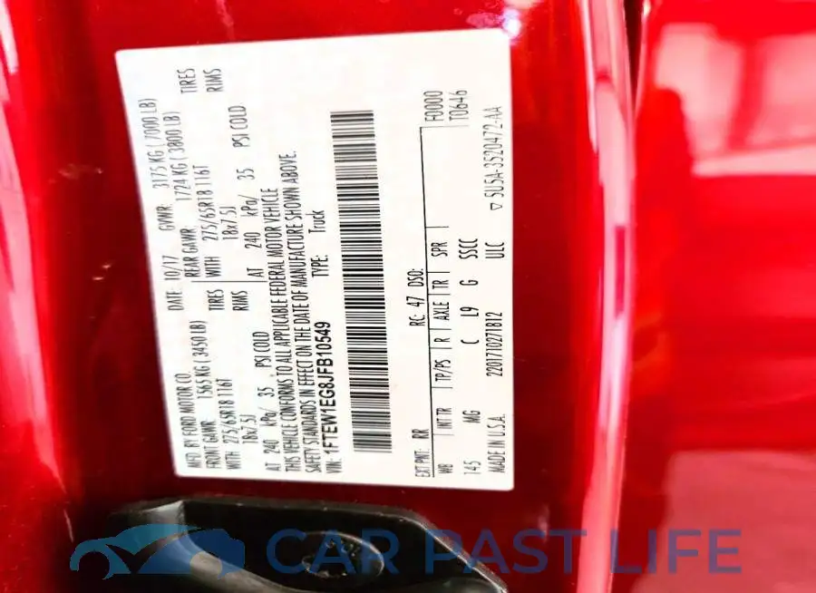 1FTEW1EG8JFB10549# 12