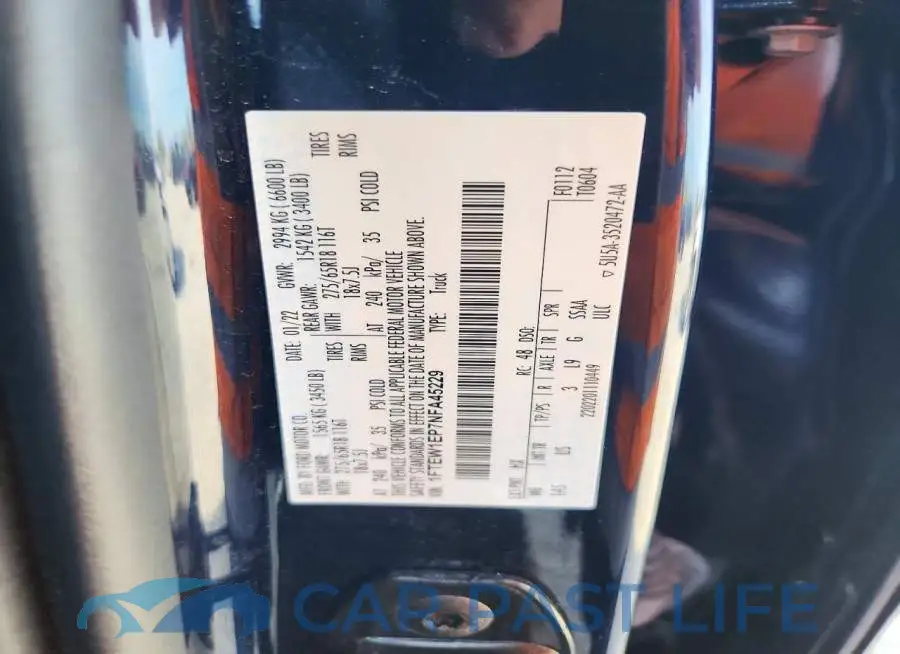 1FTEW1EP7NFA45229# 13